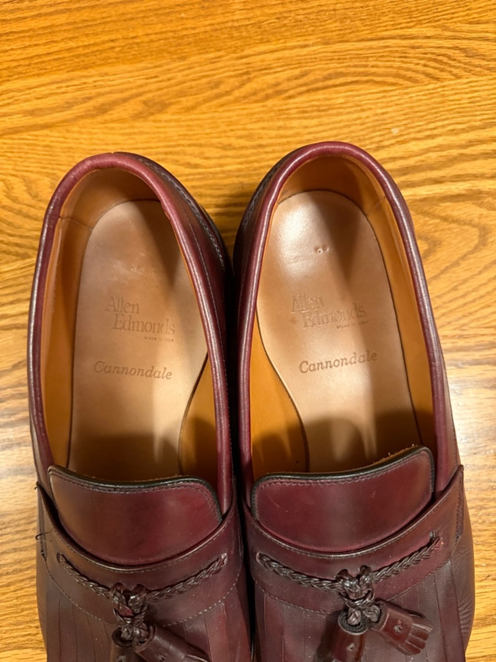 Excellent Men’s Allen Edmonds Cannondale Tassel Loafers - 13 - Picture 6 of 11